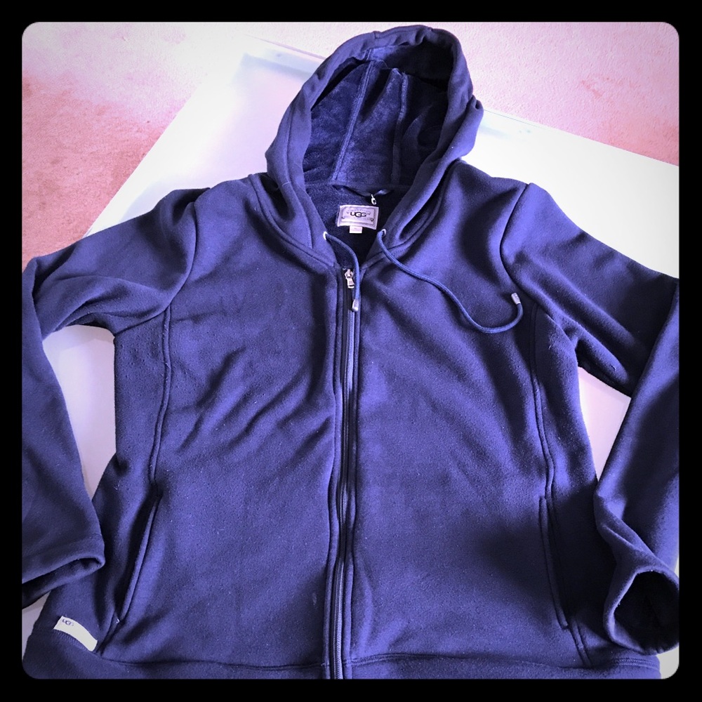 XL Navy UGG Fleece lined sweatshirt